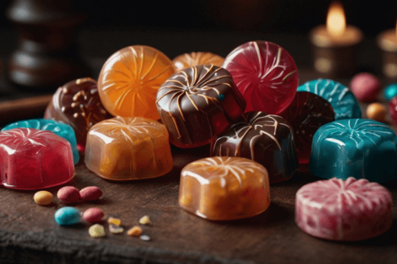 imagem presente para professora: caixas de doces artesanais