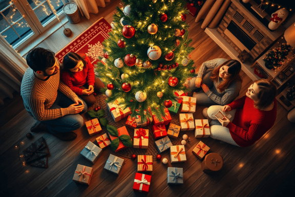 imagem Presentes de Natal para Família