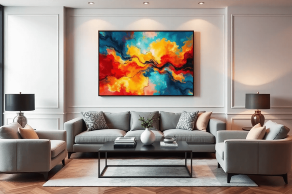 imagem Quadro para Sala de Estar