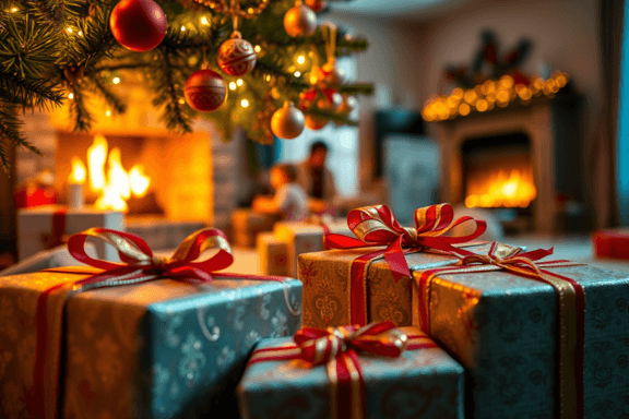 imagem Presentes de Natal para Família