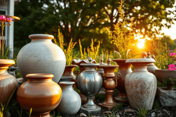 imagem Enfeites para Jardim Externo