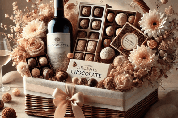 imagem ideias de presentes com chocolate