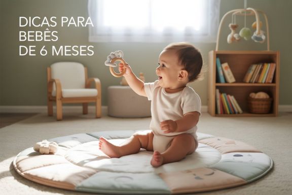 imagem os melhores presentes para bebês de 6 meses