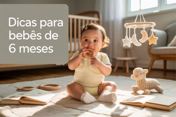 imagem os melhores presentes para bebês de 6 meses
