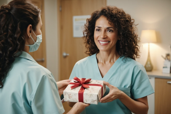 imagem presente para dentista