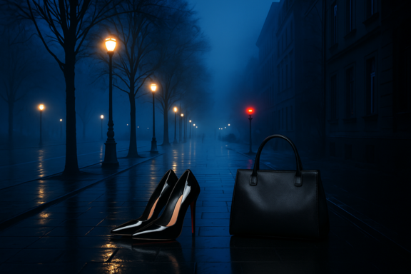 imagem sapatos e bolsas