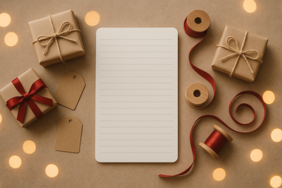 imagem roteiro de compras para o Natal