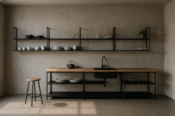 imagem decoração industrial