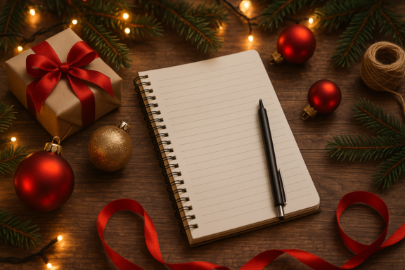 Imagem roteiro de compras para o Natal