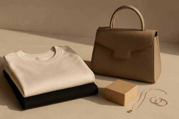 Imagem presentes de moda estilo minimalista