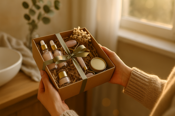 imagem presentes com skincare