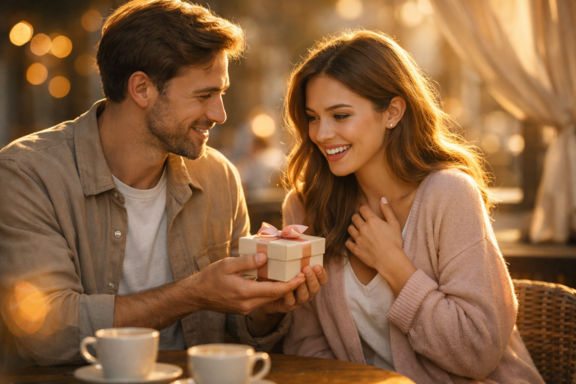 imagem presente para namoro recente