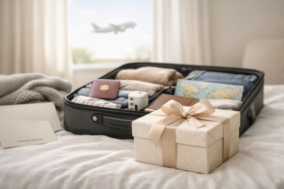 imagem presente para quem vai estudar no exterior