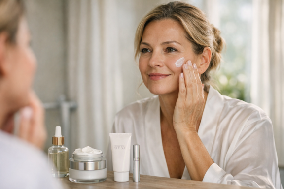 imagem kit de beleza para mulheres maduras