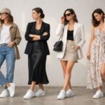 imagem 7 looks com o mesmo sapato: prática real no dia a dia