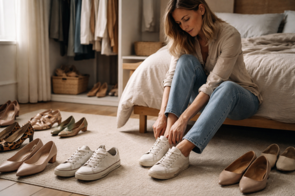 imagem Por que você usa sempre os mesmos sapatos